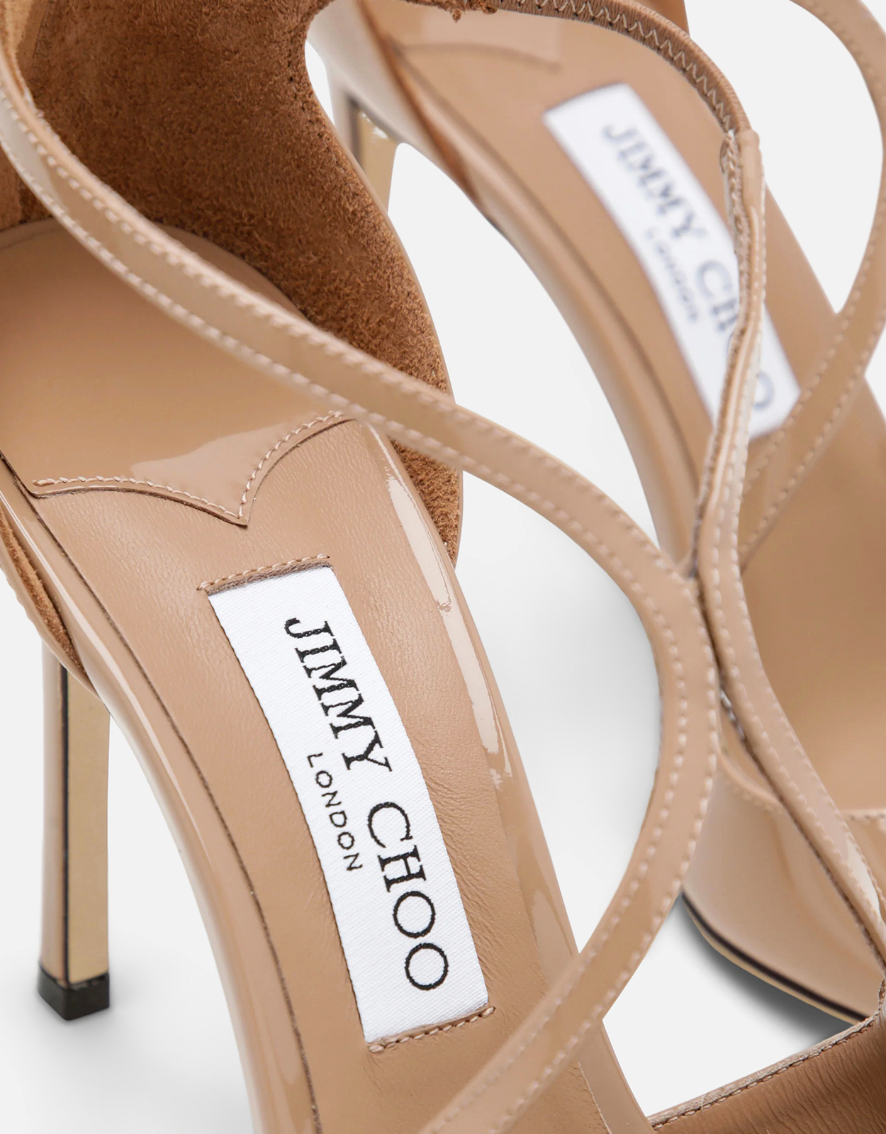 JIMMY CHOO Azia 95 Patent Leather サンダル (すべての新品) IFCHIC.COM