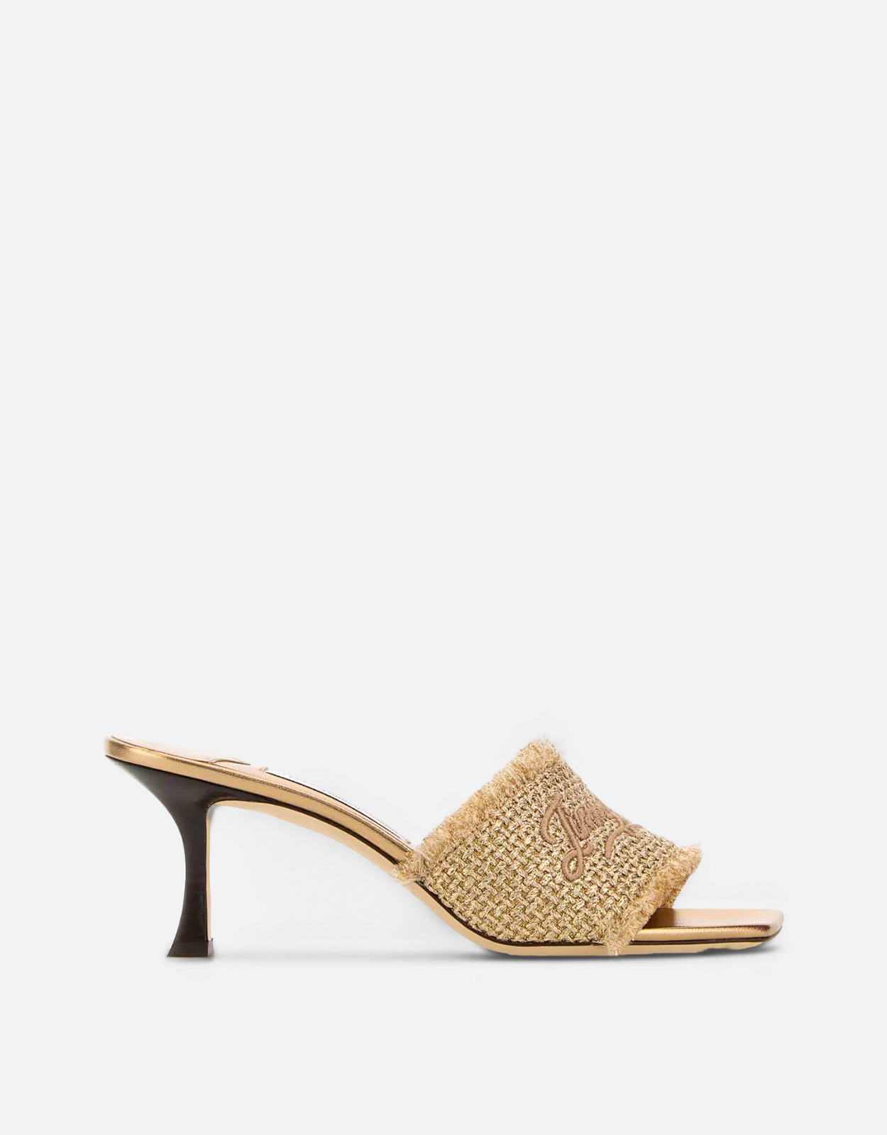 JIMMY CHOO アレクシア70編み込みミュールシューズ () IFCHIC.COM