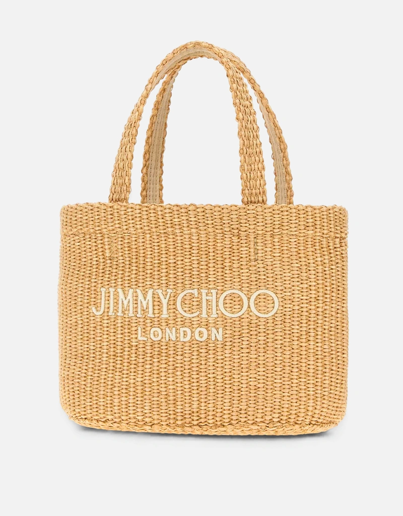 JIMMY CHOO ラフィアミニビーチハンドバッグ () IFCHIC.COM