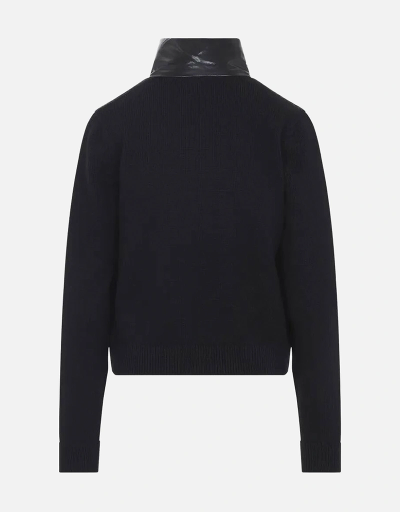 【美品】MONCLER レモネイ テクニカルツイード ジップアップカーディガン Moncler パデッドジップアップバージンウールカーディガン (すべての