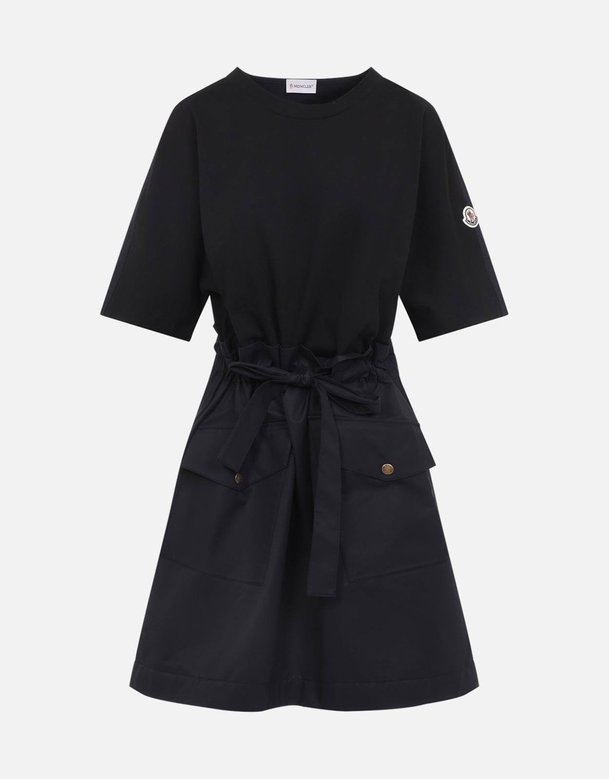 MONCLER Moncler Cotton Mini Dress - XS　モンクレール コットン ミニドレス - XS