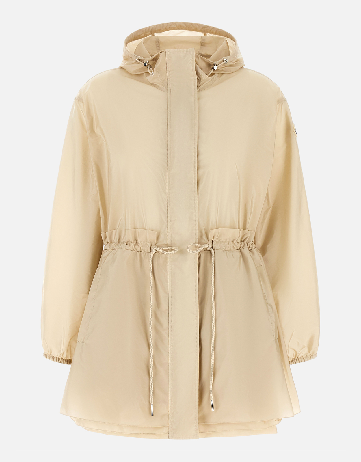 Moncler Weteau 撥水ナイロンギャザー フーデッドジャケット (すべての