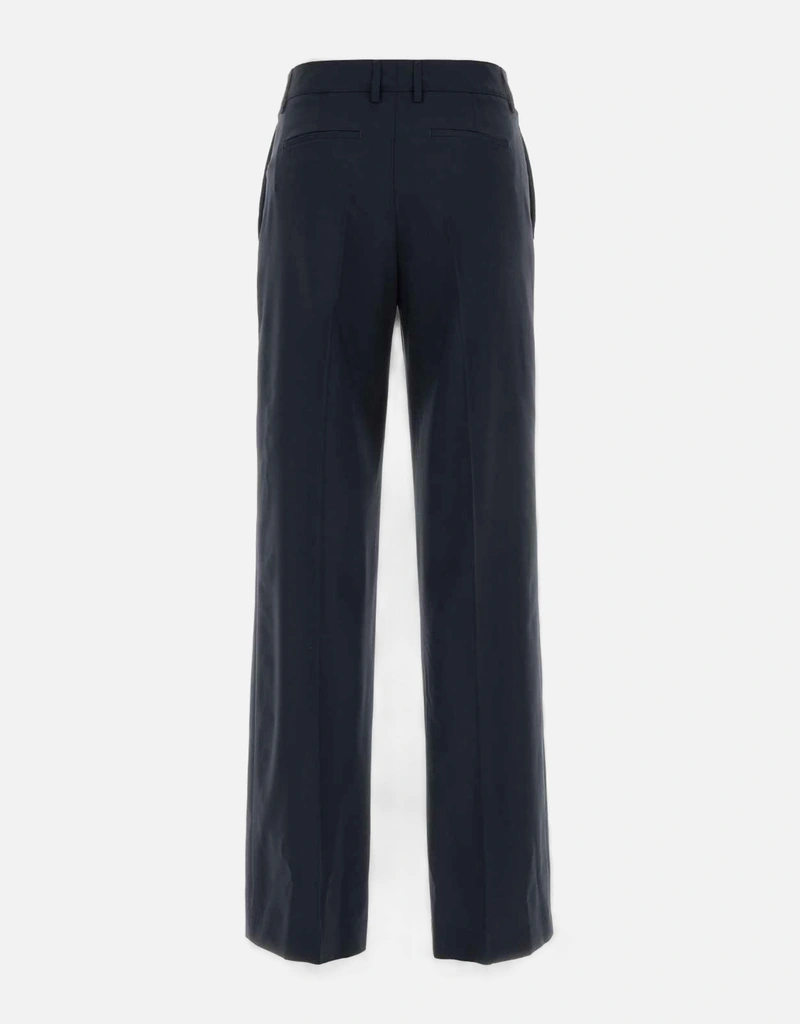Pt Torino ネイビー ブルー ツイル Francoise パンツ (すべての新品
