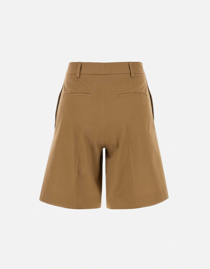 Pt Torino Camel Stretch Cotton Bermuda Shorts (All New In) IFCHIC.COM