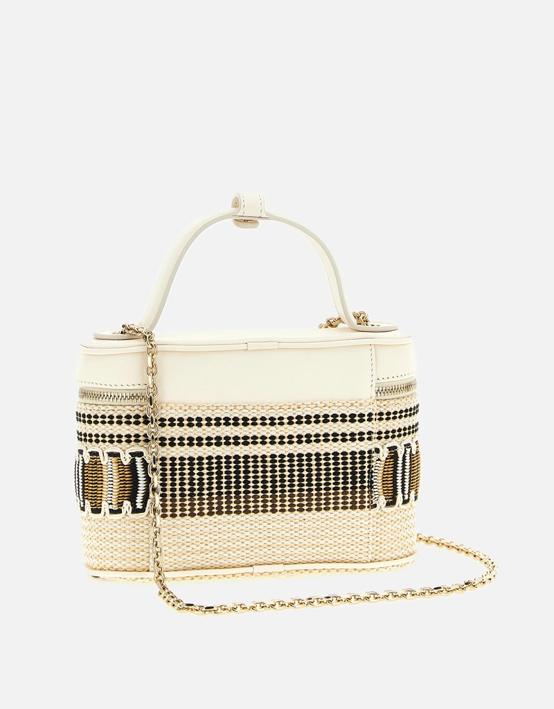 Roger Vivier レディース Micro 'Vanity Très Vivier' 17cm ラフィア