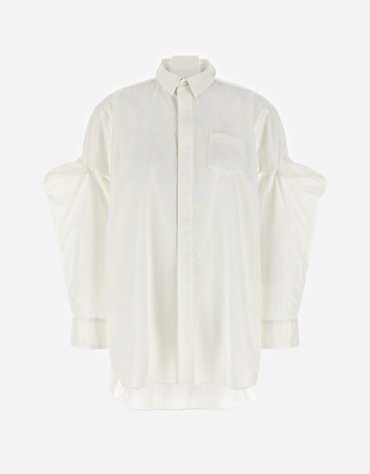 Sacai ポプリンコンフォートフィットシャツ (すべての新品) IFCHIC.COM