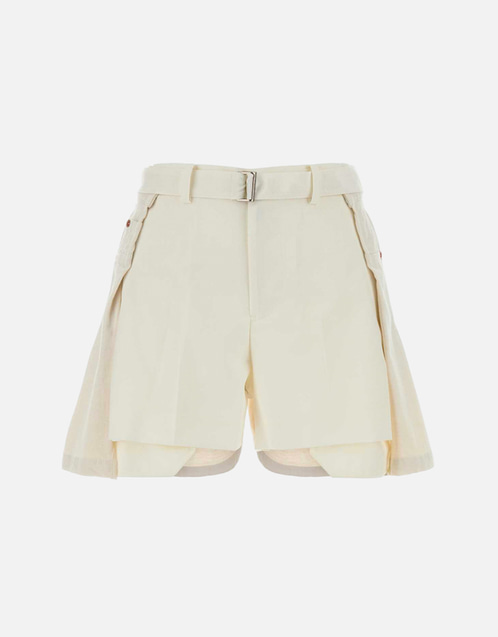 Sacai Wool Suiting X Denim Shorts (All New In) IFCHIC.COM