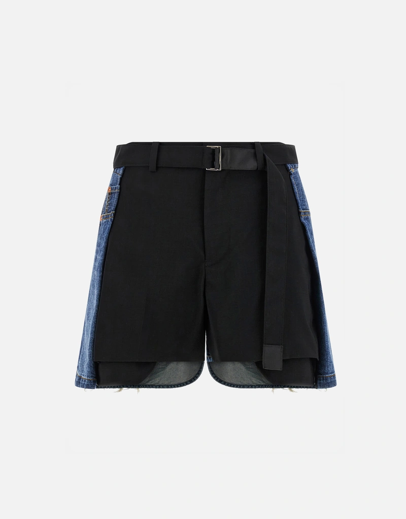 定価48000円 sacai luck ウールショートパンツ Sacai ウールインサートデニムショーツ (すべての新品) IFCHIC.COM