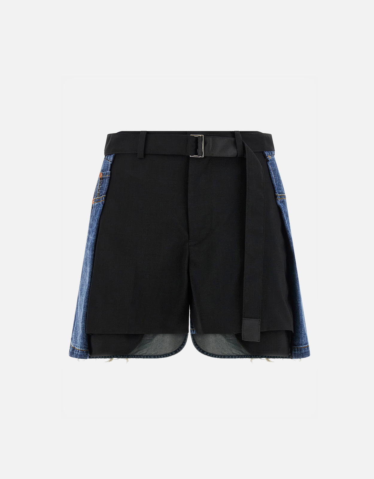 Sacai ウールインサートデニムショーツ (すべての新品) IFCHIC.COM