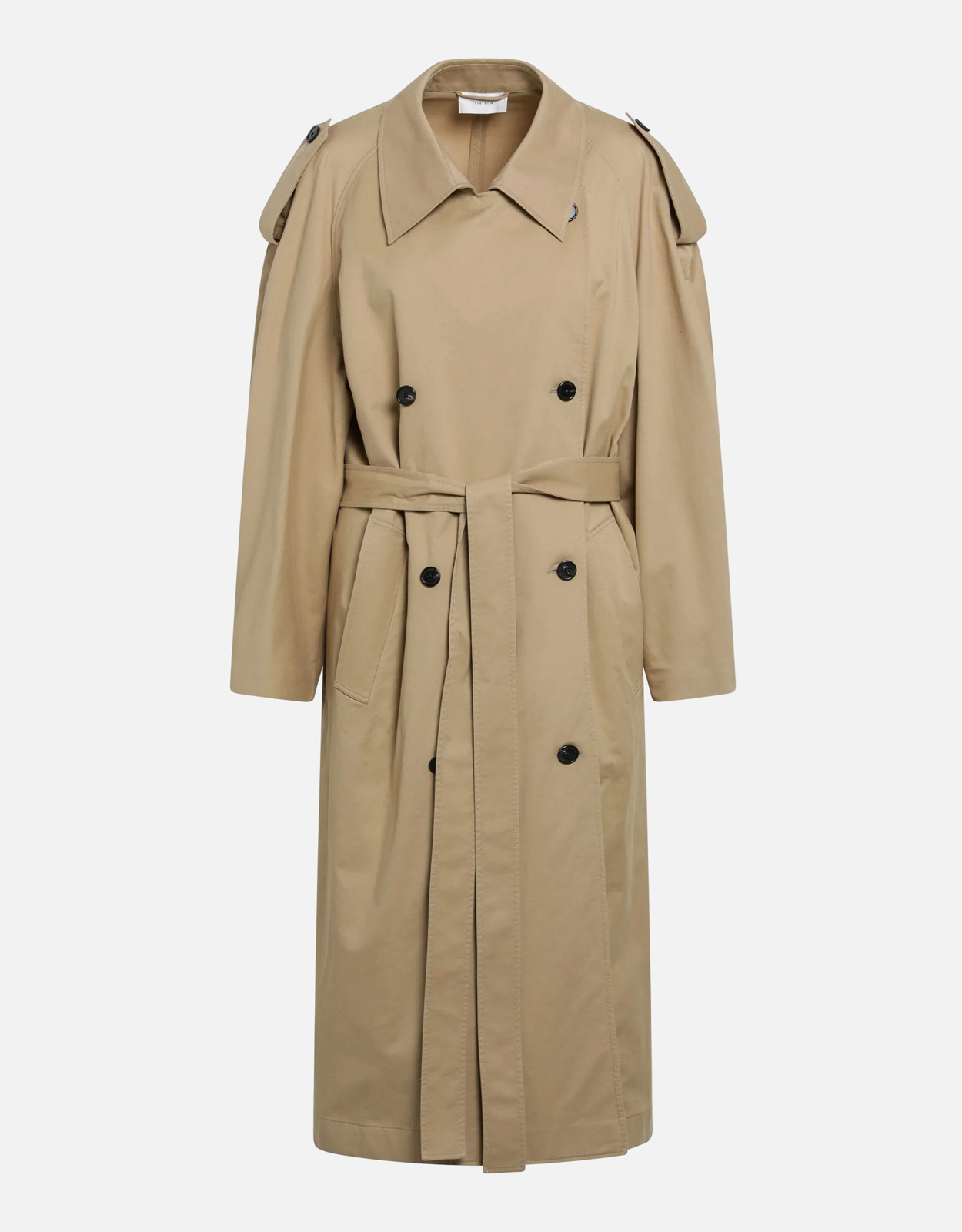 The Row The Row Dester Cotton Cashmere Double-Breasted Trench Coat　The Row デスター コットン カシミア ダブルブレスト トレンチ コート
