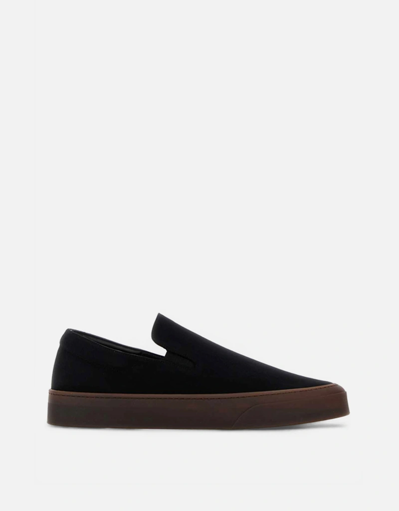 THE ROW ブラック スリッポン The Row メンズMHファブリックスリッポンシューズ () IFCHIC.COM