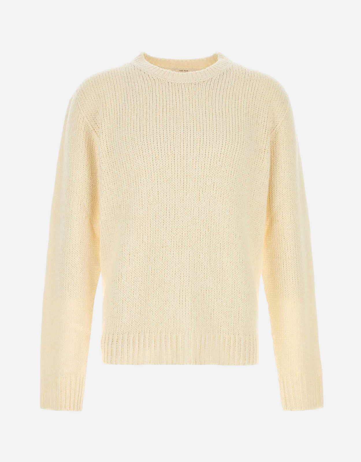 The Row The Row Men's Ivory Silk Laing Sweater - L　The Row メンズ アイボリー シルク レイン セーター - L