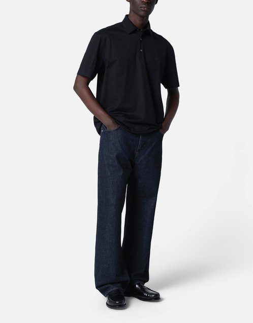 Zegna プレミアムコットン ポロシャツ XS ZEGNA コットン ポロシャツ (トップス) IFCHIC.COM
