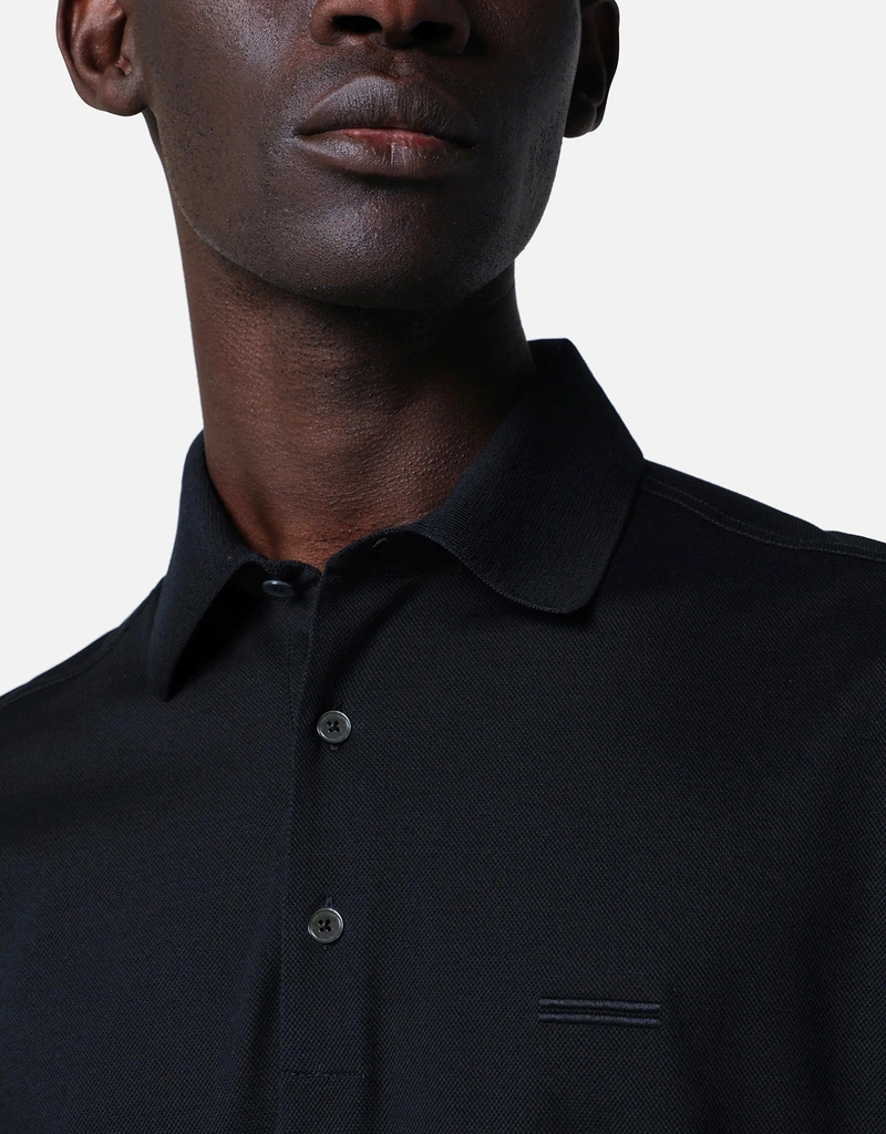 ZEGNA メンズコットンポロシャツ (トップス) IFCHIC.COM