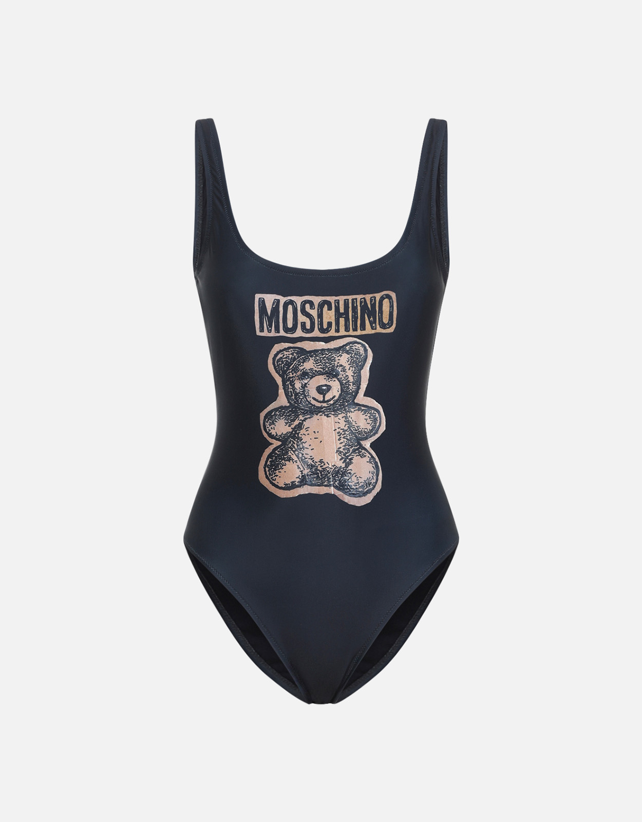 新品未使用品,MOSCHINO カラフルアルファベットワンピース水着 アリーナ arena 【タフスーツ】トレーニングワンピース（オープン
