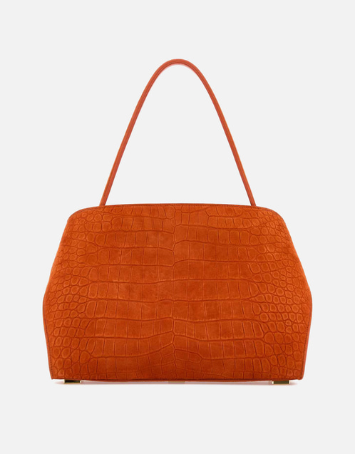 【美品】Salvatore Ferragamo スウェード　ショルダーバッグ Salvatore Ferragamo ハグ ソフト スエード ショルダーバッグ