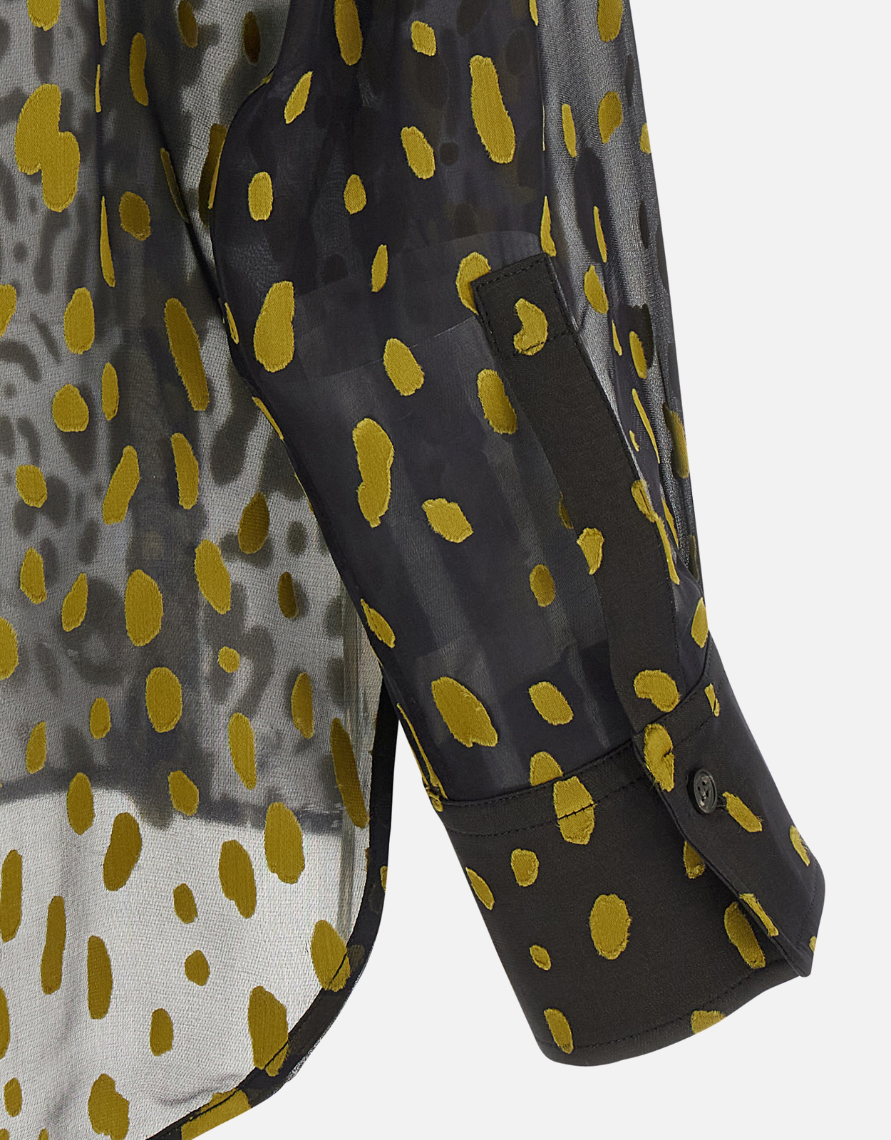 Salvatore Ferragamo Georgette デボレ シャツ (すべての新品) IFCHIC.COM
