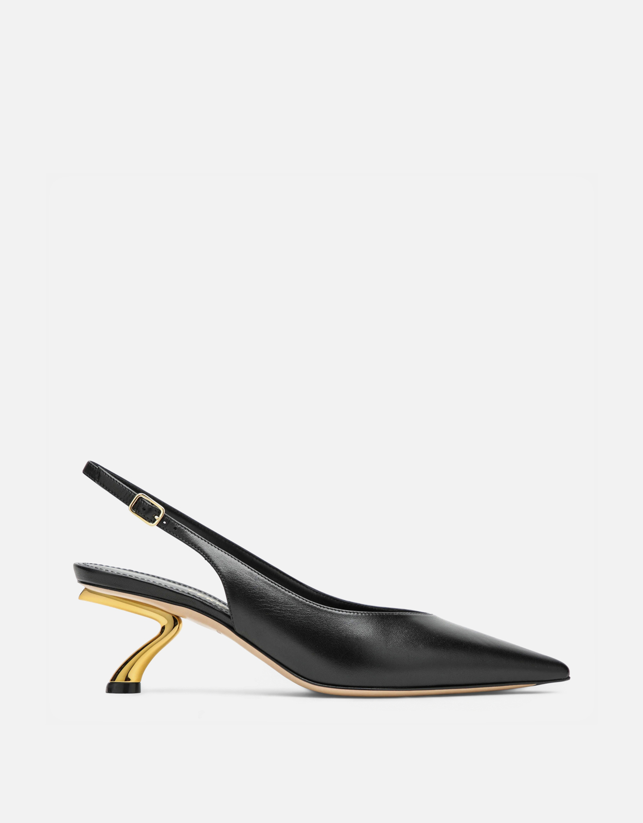 Salvatore Ferragamo Slingback Kidskin Leather Pointed Shoes - US 5.5　サルヴァトーレ フェラガモ スリングバック キッズスキン レザー ポインテッド シューズ - US 5.5 Salvatore