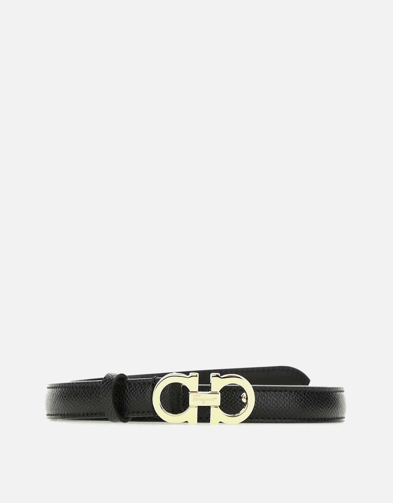 Salvatore Ferragamo Hammered Calf Leather Sized Gancini Belt - Size (CM) 70　サルヴァトーレ フェラガモ ハンマード カーフ レザー サイズ ガンチーニ ベルト - サイズ (CM) 70 Salvatore