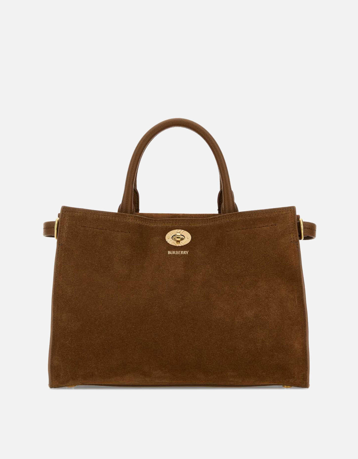 Burberry スモールコッツウォルズスエードカーフレザー トート