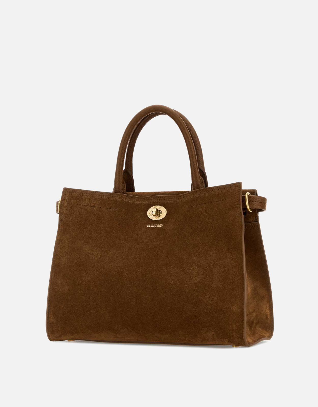Burberry スモールコッツウォルズスエードカーフレザー トート