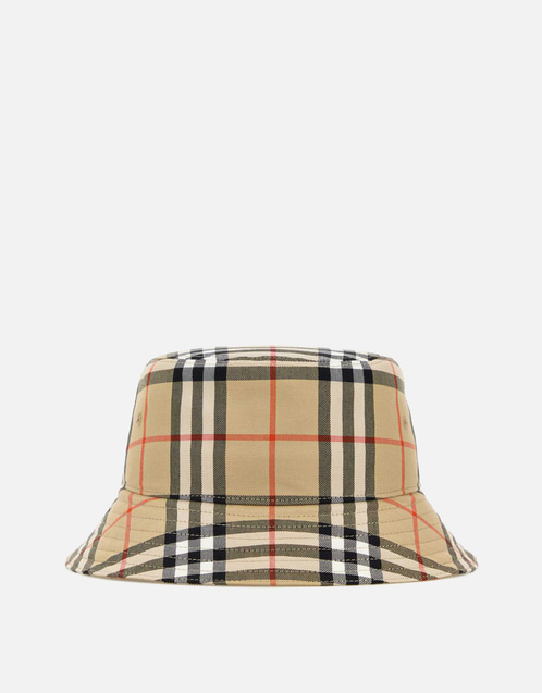 Burberry ユニセックス チェック コットン バケットハット () IFCHIC.COM