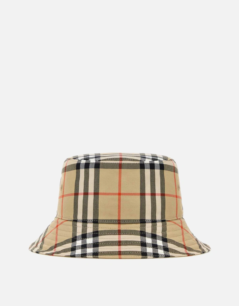 Burberry ユニセックス チェック コットン バケットハット () IFCHIC.COM