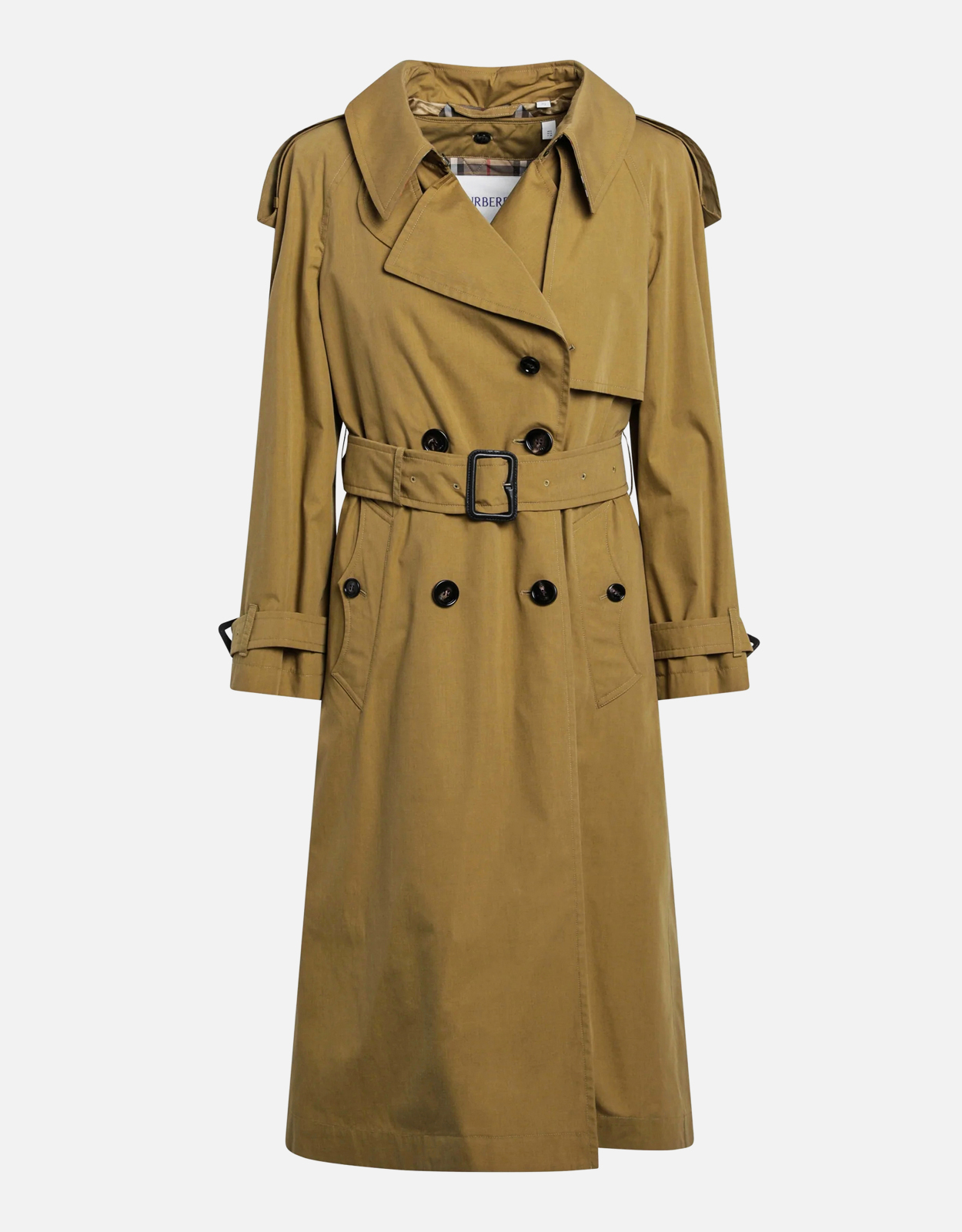 Burberry ロング キャンバス トレンチコート ウィズ ウォーマー
