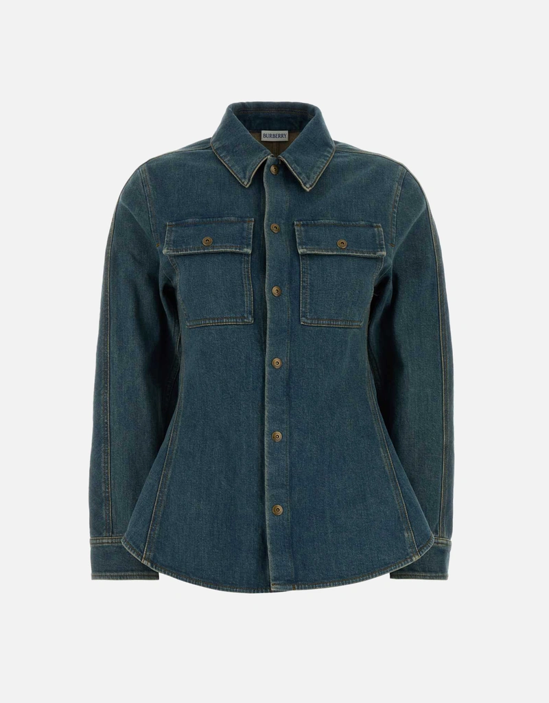 Burberry ストレッチ デニム シャツ (すべての新品) IFCHIC.COM