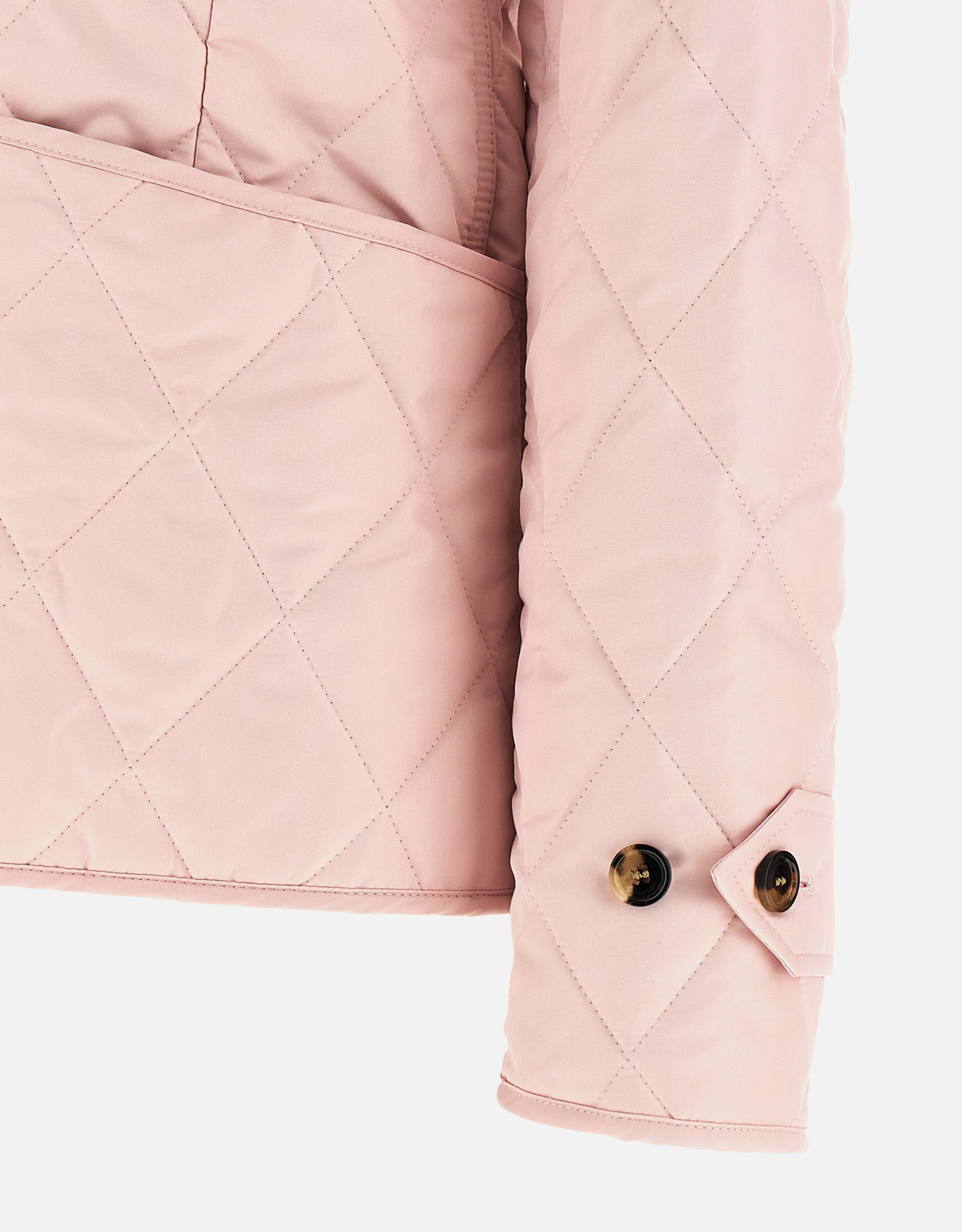 BURBERRY ピンク キルティングジャケット　ブルゾン Burberry Fernleigh キルティングジャケット (すべての新品) IFCHIC.COM