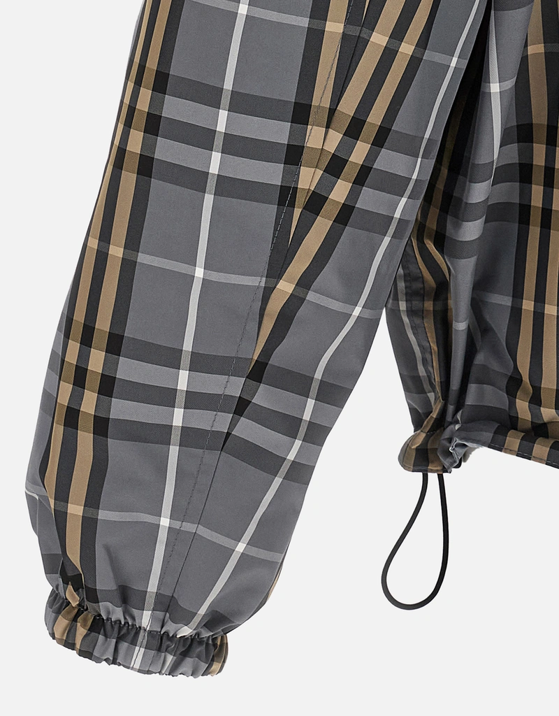 Burberry メンズ Newport リバーシブル チェック フーデッド