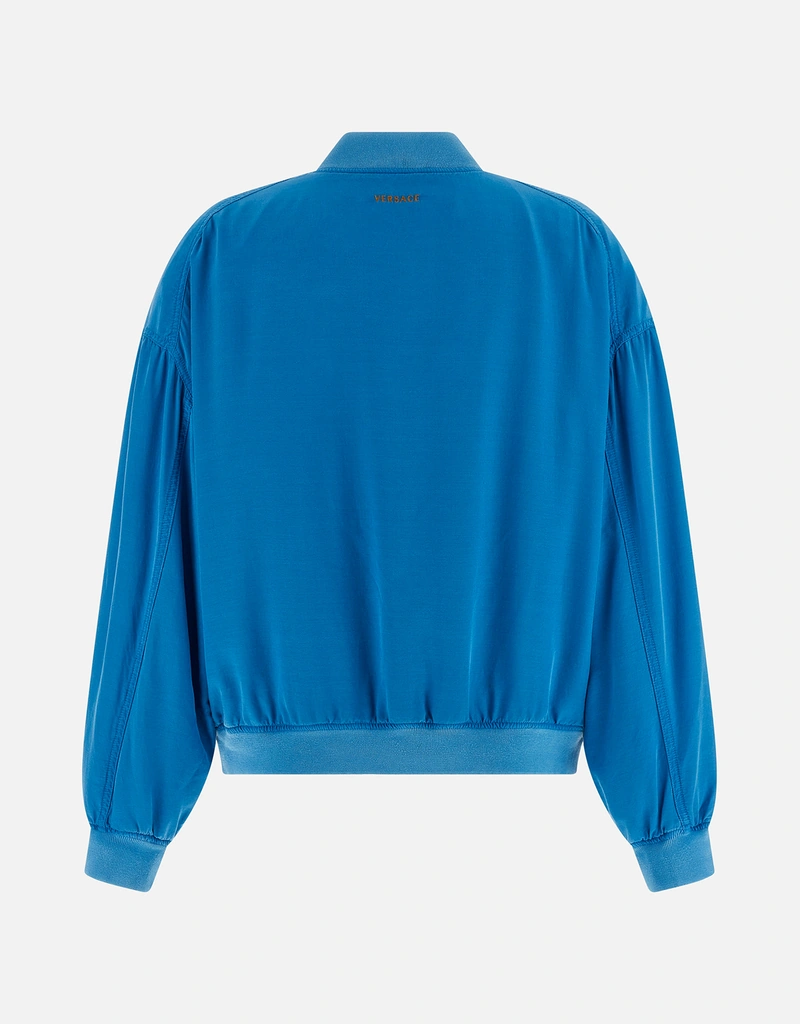 Versace Silk Poplin Zip Blouson (All New In) IFCHIC.COM