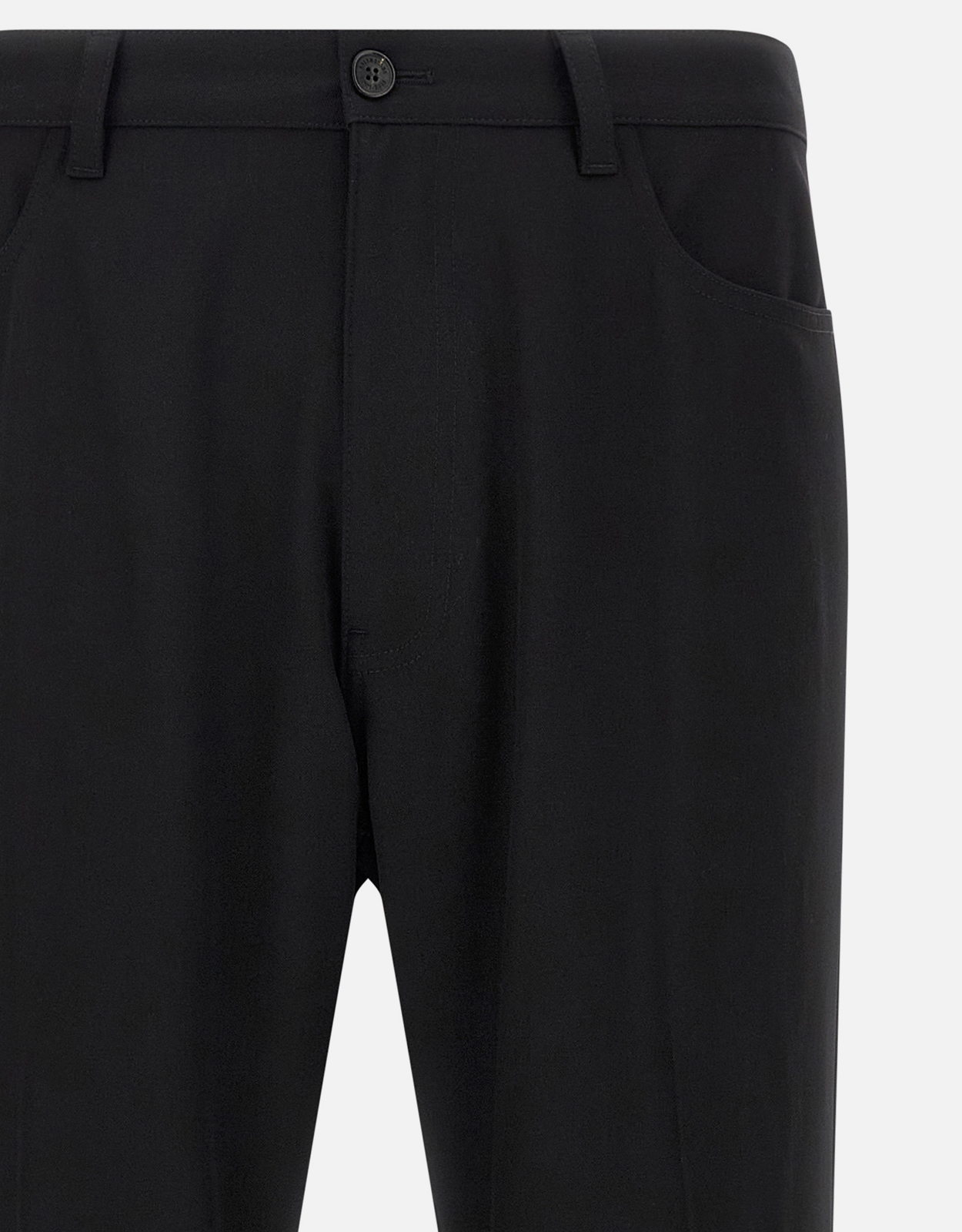 Balenciaga Men's Wool Straight Fit Tailored Pants (Trousers
