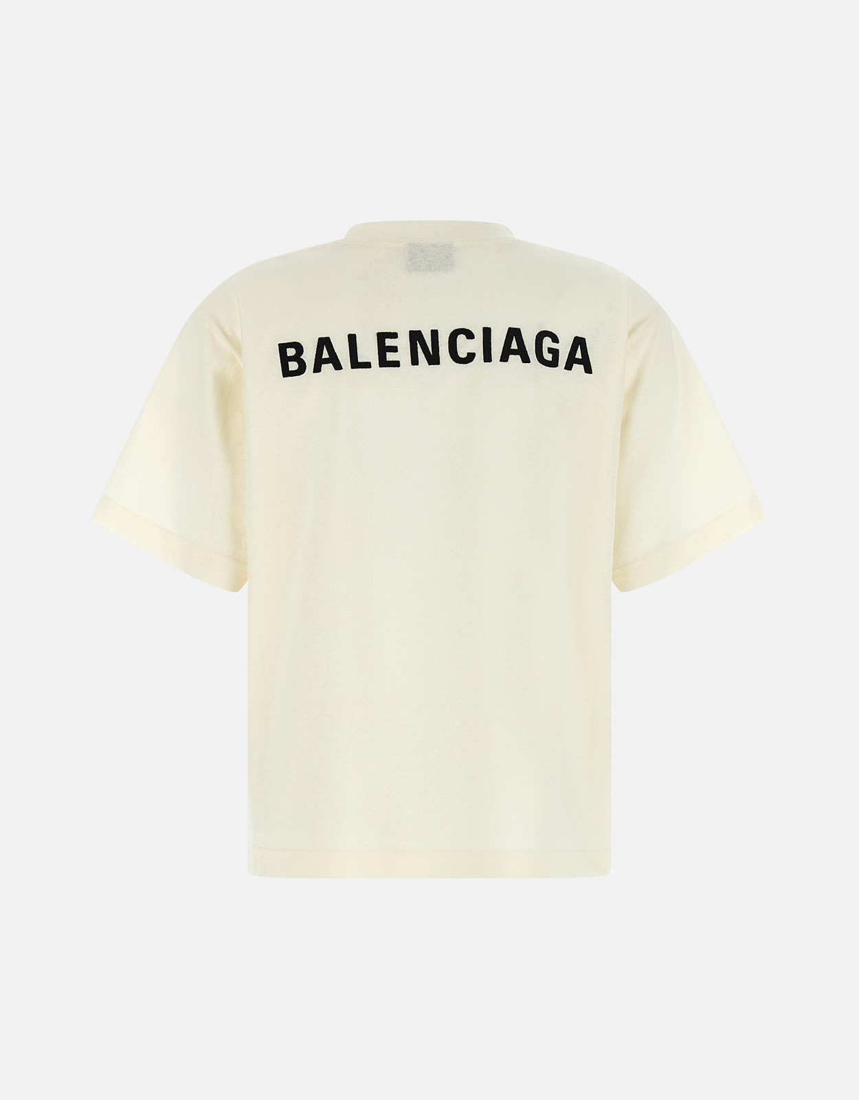 BALENCIAGA バックロゴシャツ ホワイトサイズ40 Balenciaga Balenciaga Back Cotton Embroidered Medium Fit T-Shirt