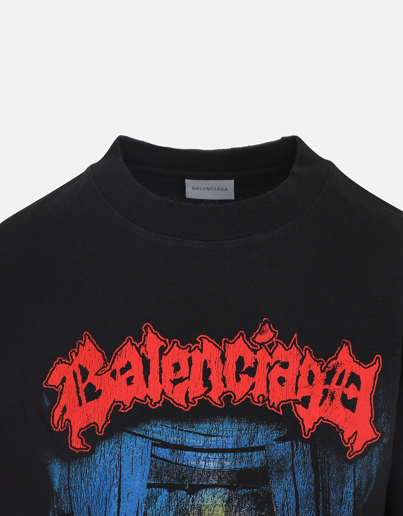 Balenciaga コットンミディアムフィットTシャツ (すべての新品) IFCHIC.COM