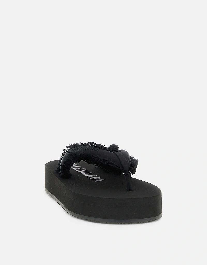 Balenciaga Jet Lag ブラッシュドサテン サンダル () IFCHIC.COM