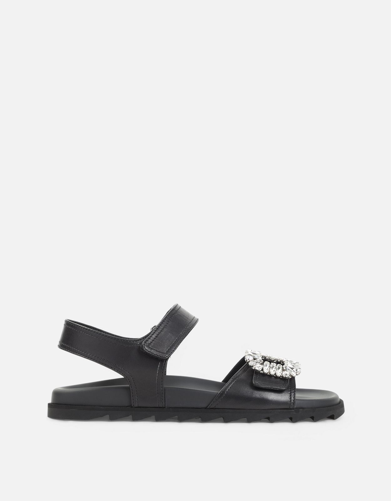 Roger Vivier Slidy Viv Strass Sandals - IT 36　ロジェ ヴィヴィエ スライディ ヴィヴ ストラス サンダル - IT 36 Roger