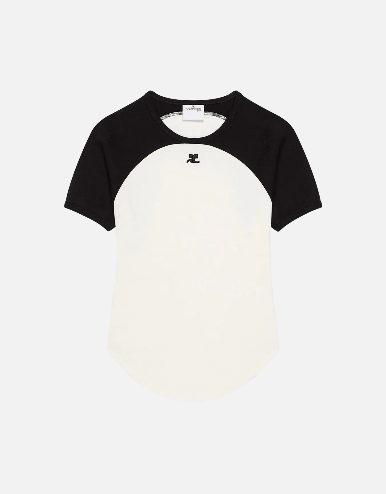 Courreges サークルコントラストコットンTシャツ (すべての新品