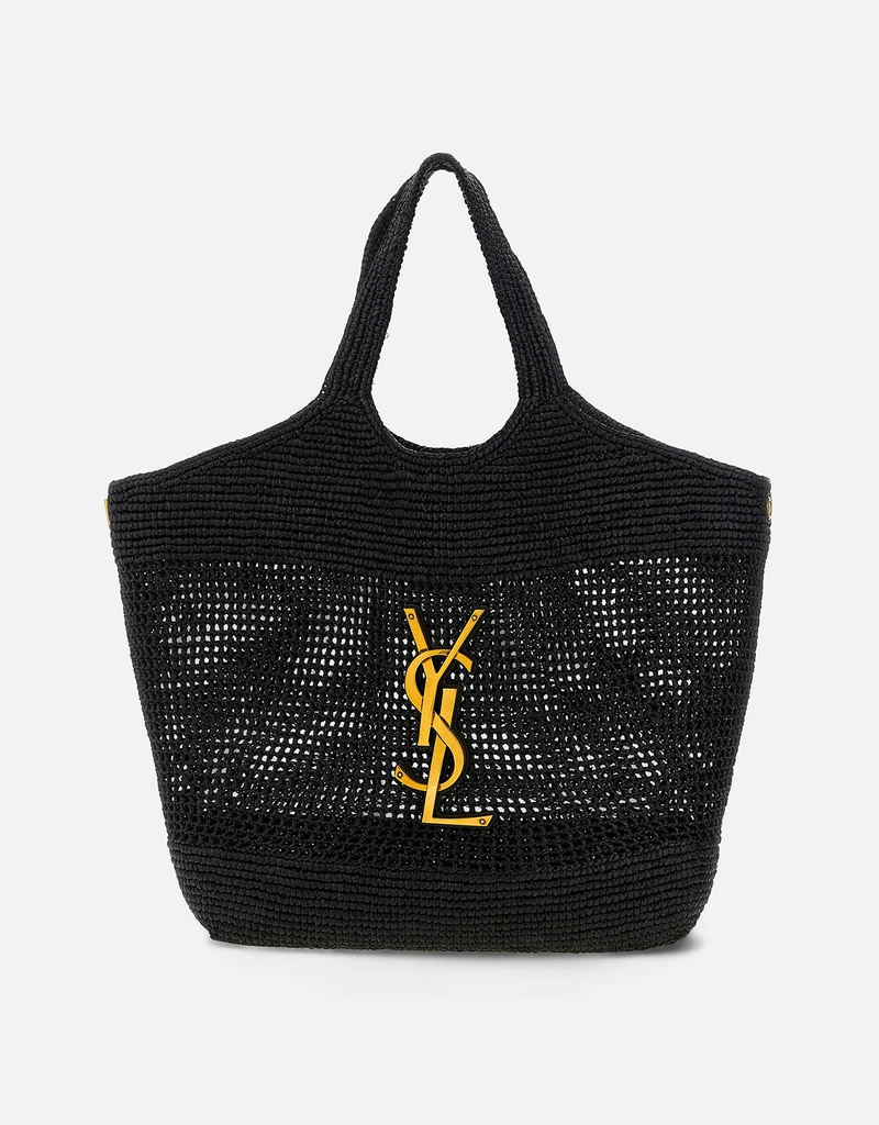 Saint Laurent Icare ラフィア トート バッグ () IFCHIC.COM