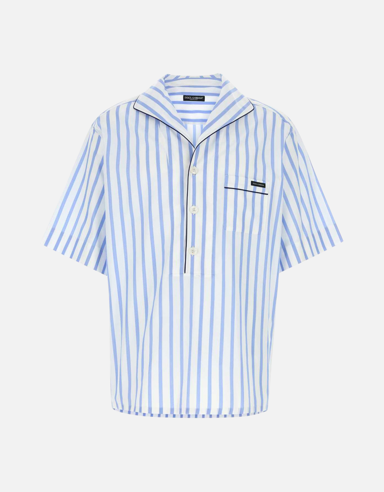Dolce & Gabbana メンズ ストライプ ポプリン シャツ (すべての新品