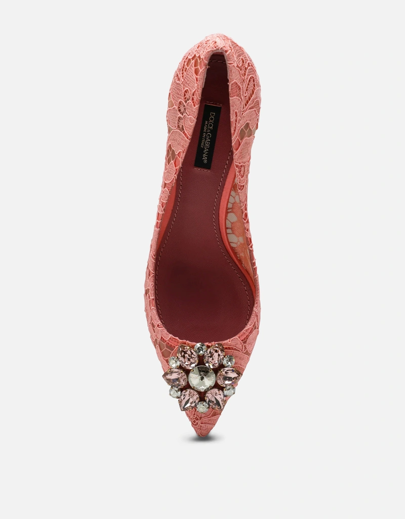 Dolce & Gabbana Bellucci Taormina レース クリスタル パンプス