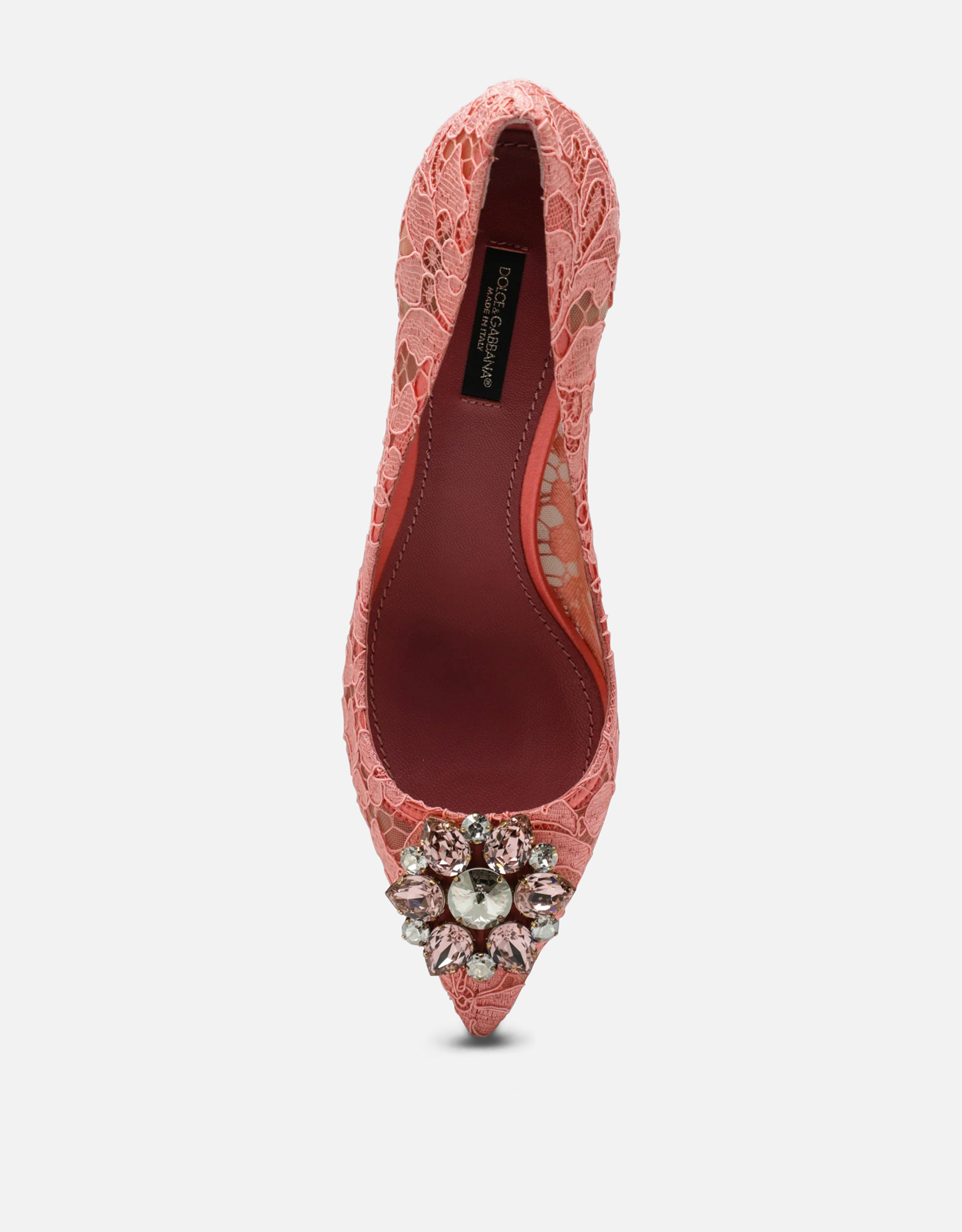 Dolce & Gabbana Bellucci Taormina レース クリスタル パンプス