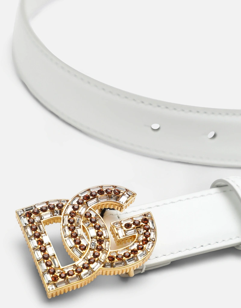 Dolce & Gabbana カーフスキン DG Logo ベルト (ベルト) IFCHIC.COM