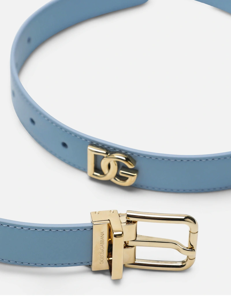 Dolce & Gabbana DG Logo カーフスキン ベルト (ベルト) IFCHIC.COM