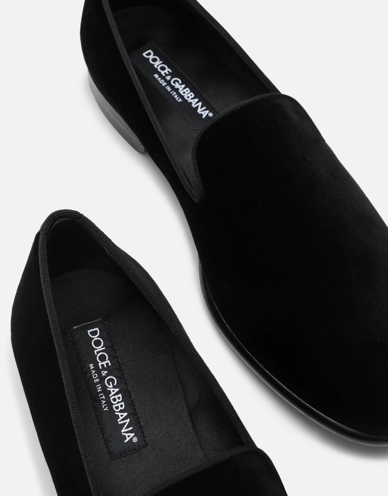 Dolce & Gabbana メンズ Velvet Goat Leather ローファー () IFCHIC.COM