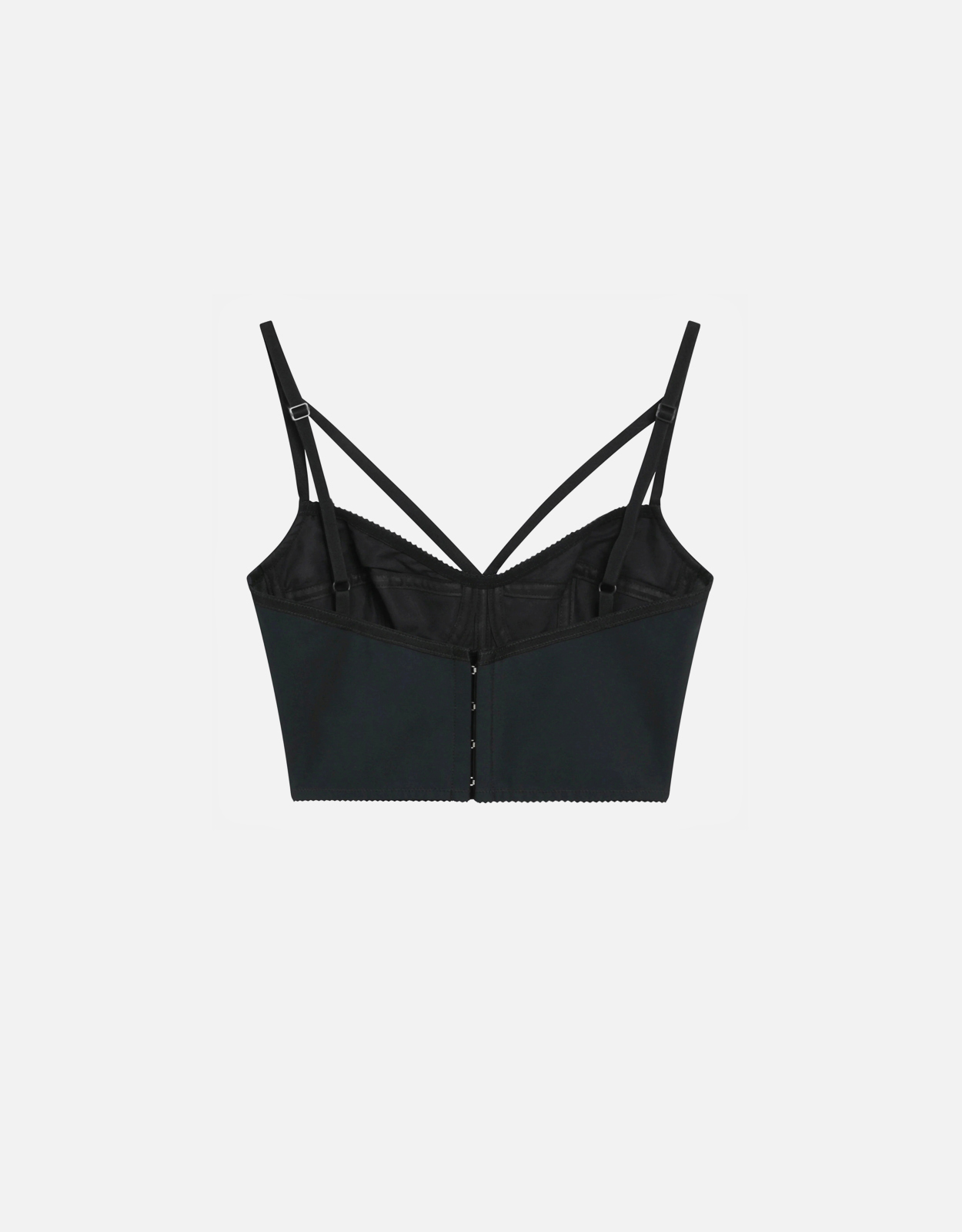 Dolce & Gabbana ハートネック サテン ビスチェ トップ (トップス