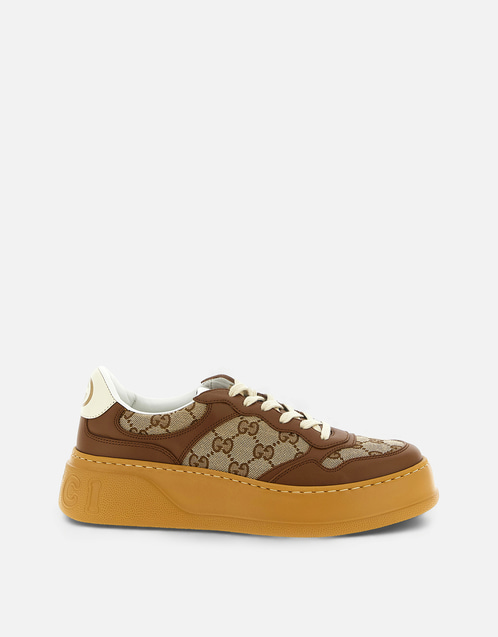 Gucci GGカーフスキンレザースニーカー () IFCHIC.COM