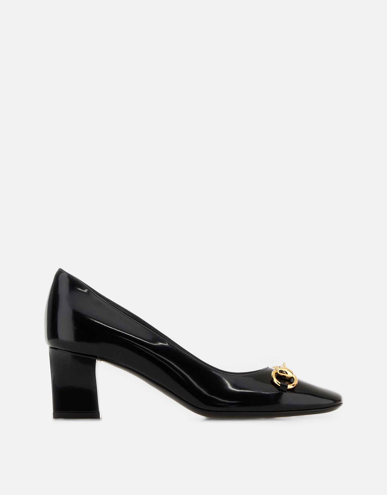 Gucci Black Leather Signora Pumps - IT 36　グッチ ブラック レザー シグノーラ パンプス - IT 36 Gucci