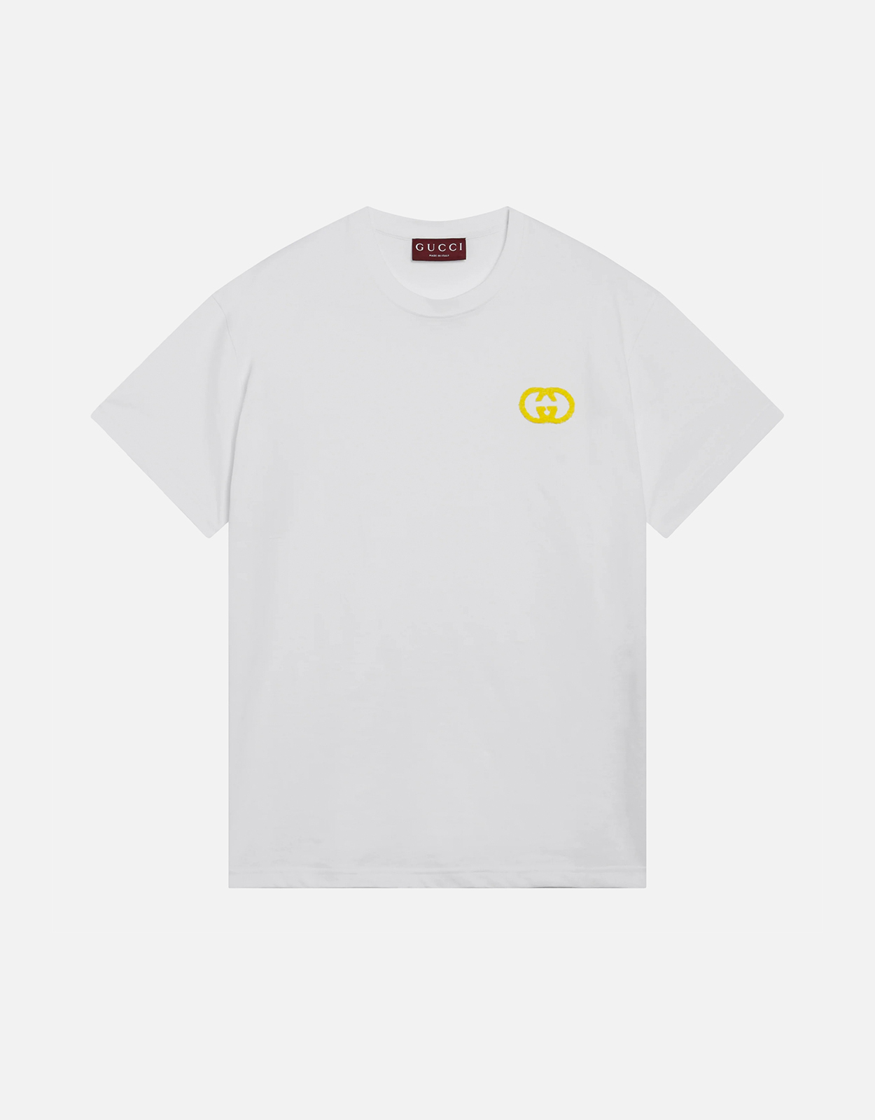 GUCCI ホワイト Tシャツ 新品タグ付き Gucci コットンTシャツ (トップス) IFCHIC.COM