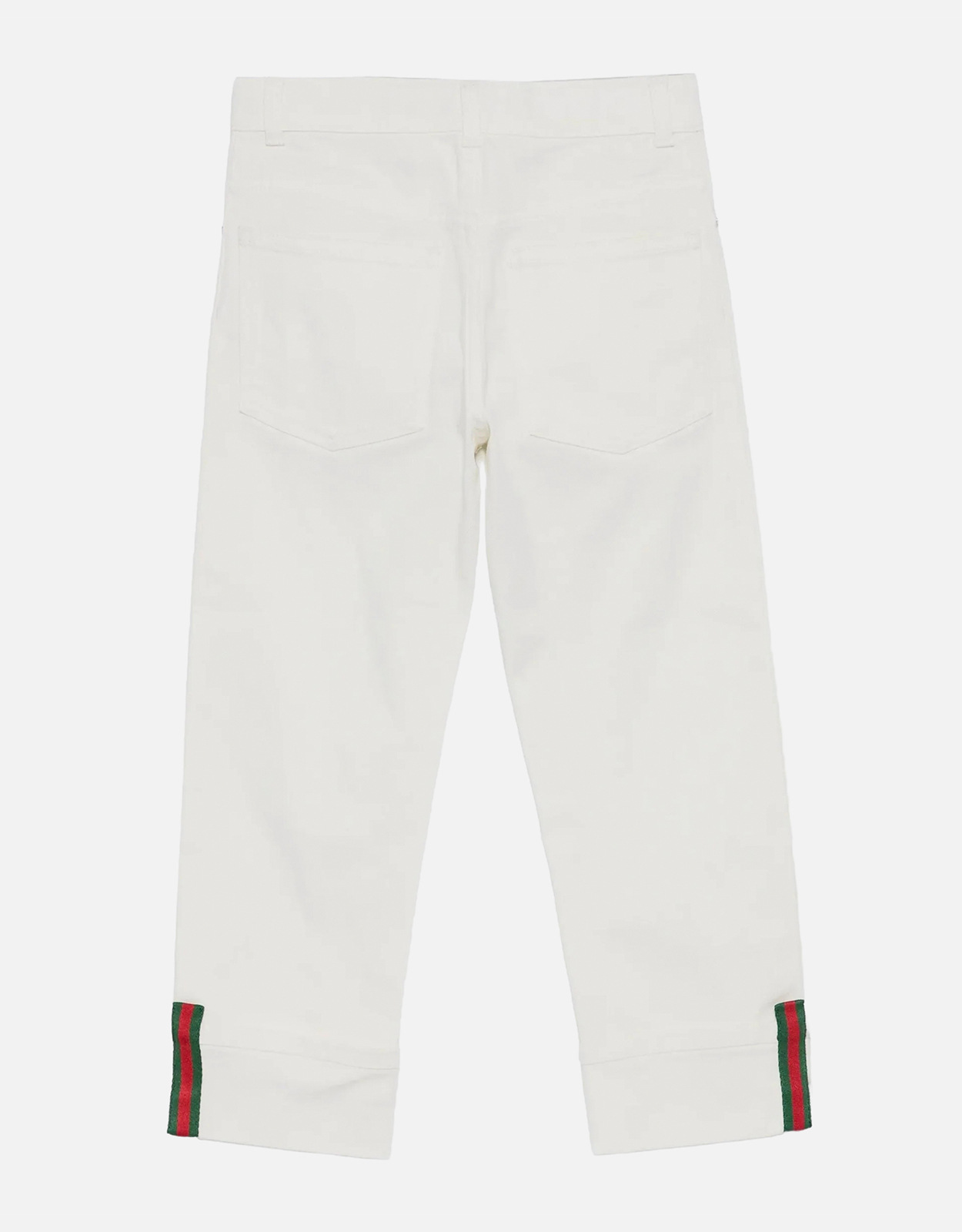 Gucci Kids キッズ ホワイト デニム パンツ (すべての新品) IFCHIC.COM